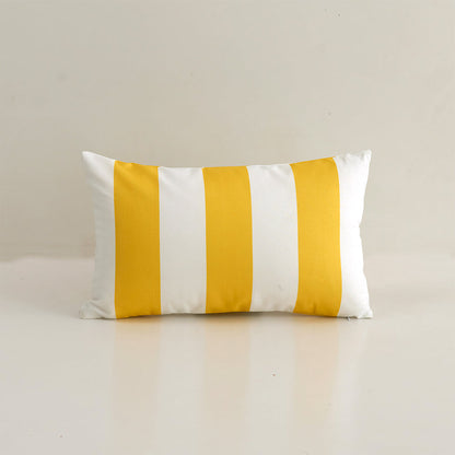 2 size options Stripes/Waving Outdoor Waterproof Pillow (With Insert) waterproof outdoor throw pillow, great for your outdoor furniture