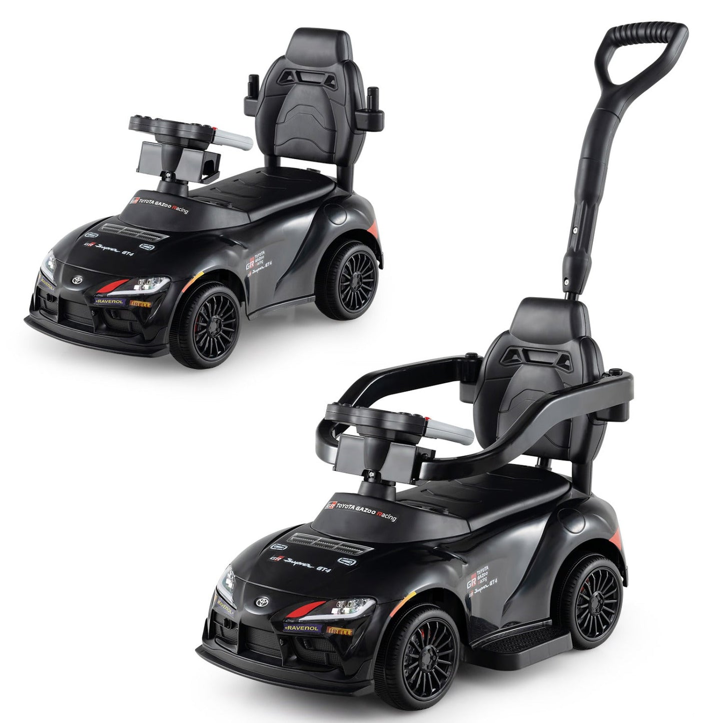 3-in-1 Toyota Licensed Foot-to-Floor Stroller Sliding Walking Toy