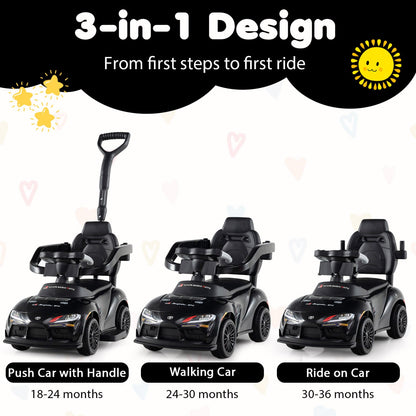 3-in-1 Toyota Licensed Foot-to-Floor Stroller Sliding Walking Toy
