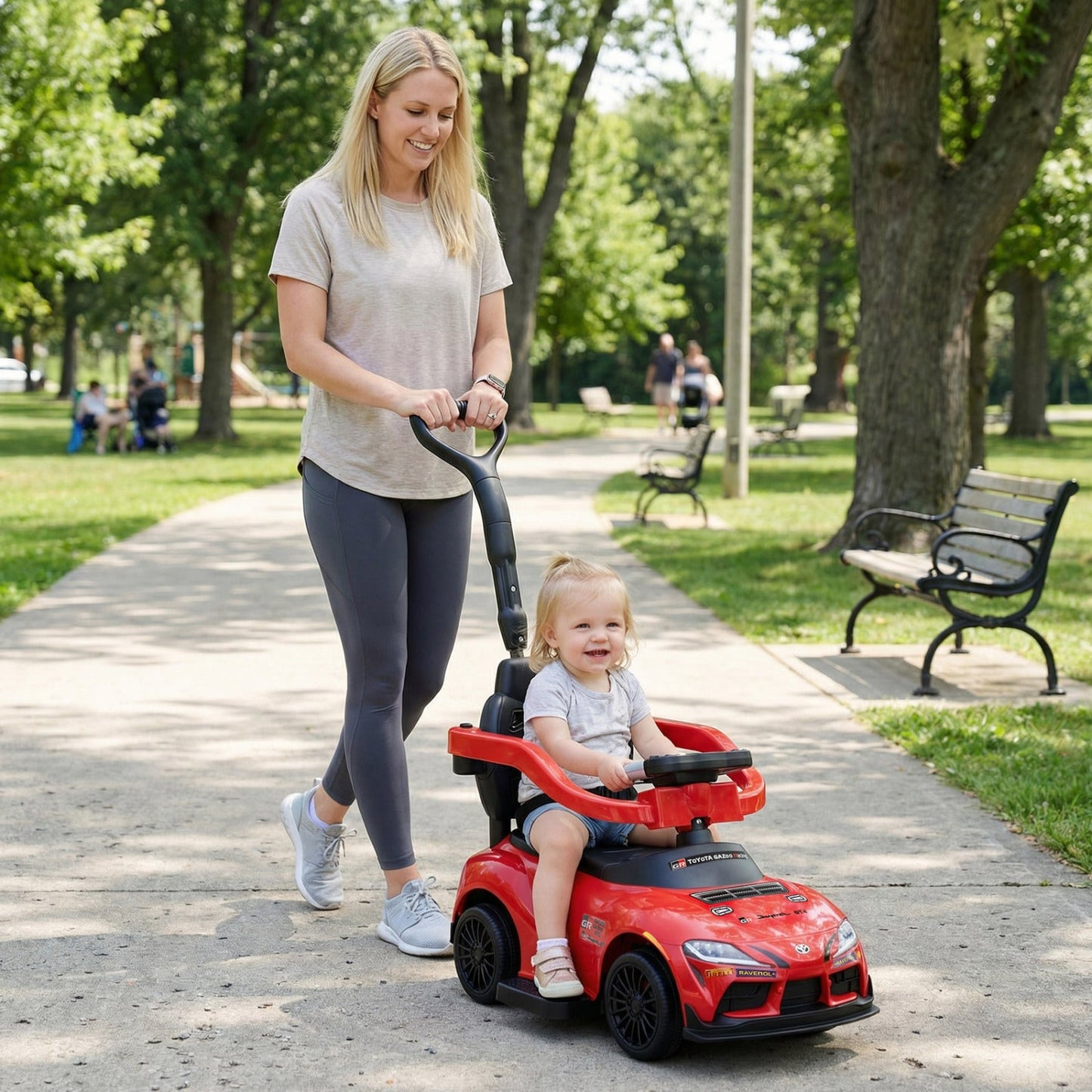 3-in-1 Toyota Licensed Foot-to-Floor Stroller Sliding Walking Toy