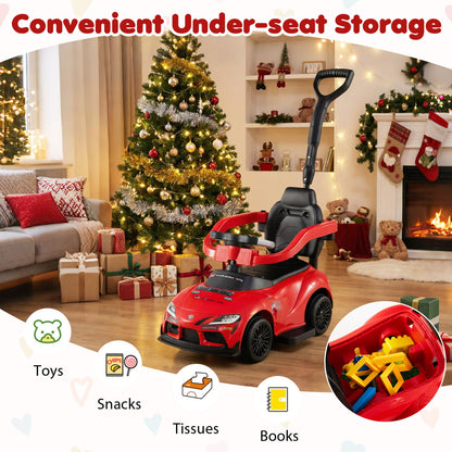 3-in-1 Toyota Licensed Foot-to-Floor Stroller Sliding Walking Toy