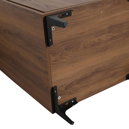 Modern Bathroom Vanity Storage Cabinet With Soft Closing Doors And Engineered Wood Construction