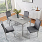 5 Piece Wooden Dining Table Set