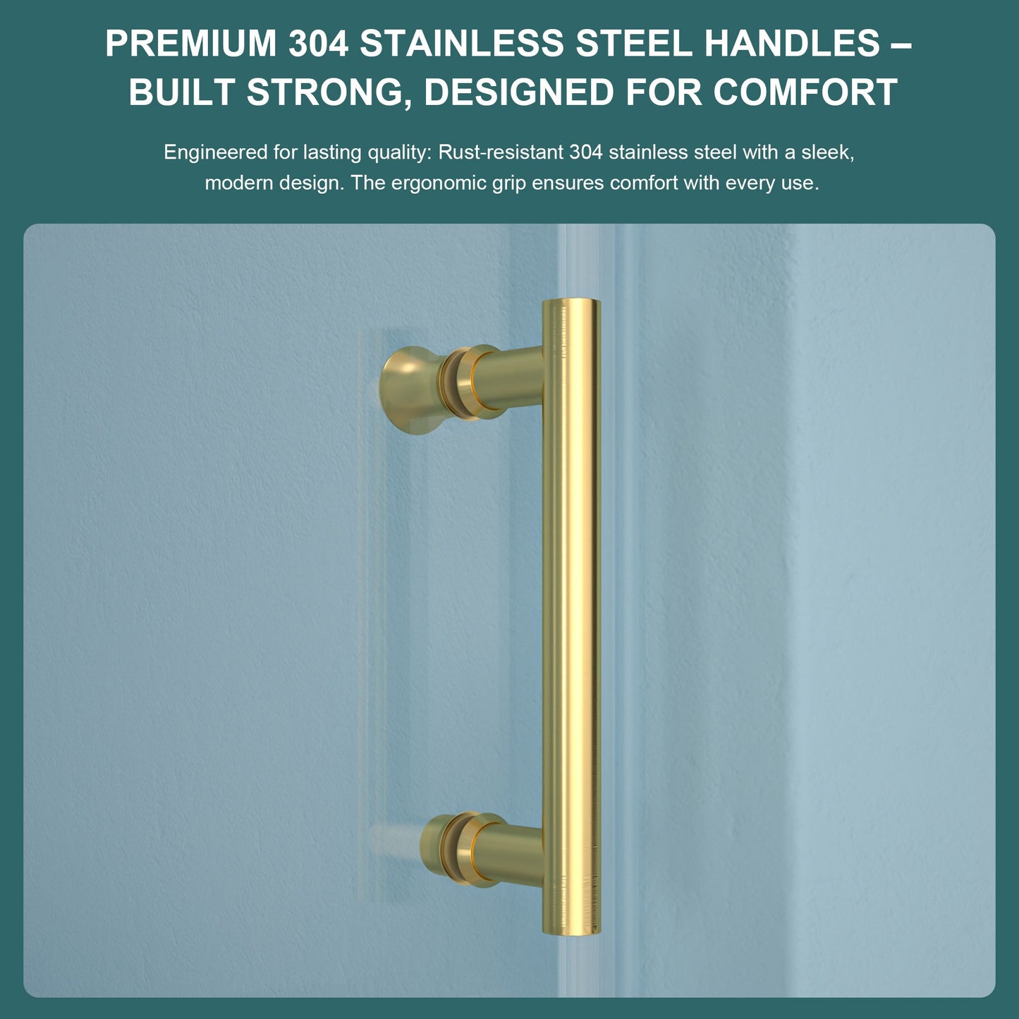 48"W x 76"H Single-Slide Shower Door