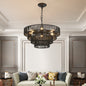 Rustic Hemp Rope Chandelier | 4/5-Tier Boho Pendant Light with E12 Sockets for Dining Room, Kitchen & Foyer