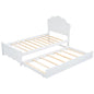Platform Bed With Headboard And Trundle