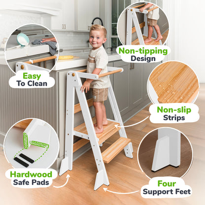 Adjustable Foldable Kitchen Tower