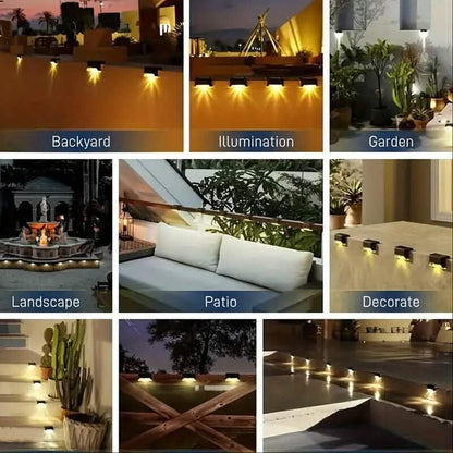 4-Pack: Solar Outdoor Garden Deck Lights