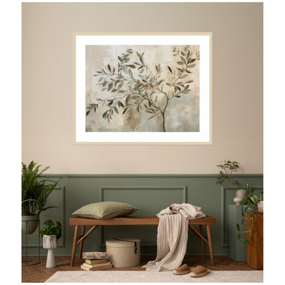 Olive Tree Abstract No. 31 by The Creative Bunch Studio Framed Wall Art Print