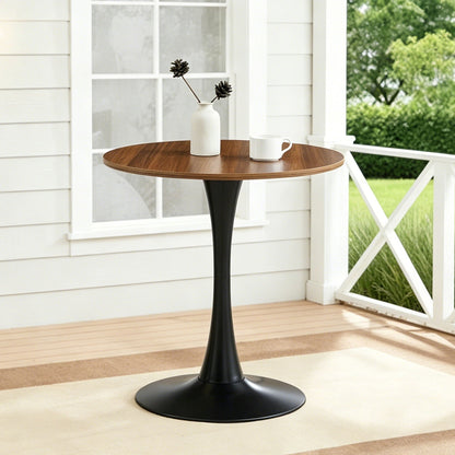 Round Dining Table With Tulip Style Base
