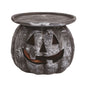 Terracotta Halloween Pillar Candle Holder