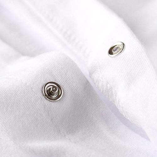 Styles I Love Baby Boys Marine Sailor Short Sleeve White Romper Onesie with Necktie 2pcs Holiday Outfit