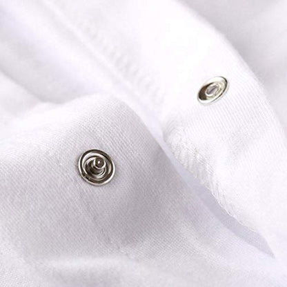 Styles I Love Baby Boys Marine Sailor Short Sleeve White Romper Onesie with Necktie 2pcs Holiday Outfit