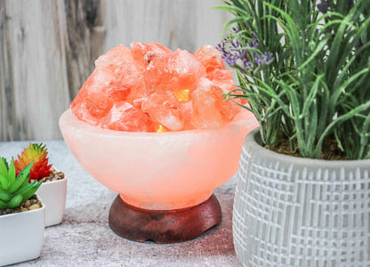 Himalayan Salt "Fire On Ice" Abundance Bowl 7"