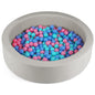 42.5 Inch Round Foam Ball Pits with 25D Sponge Filling and Washable PU Cover for Toddlers