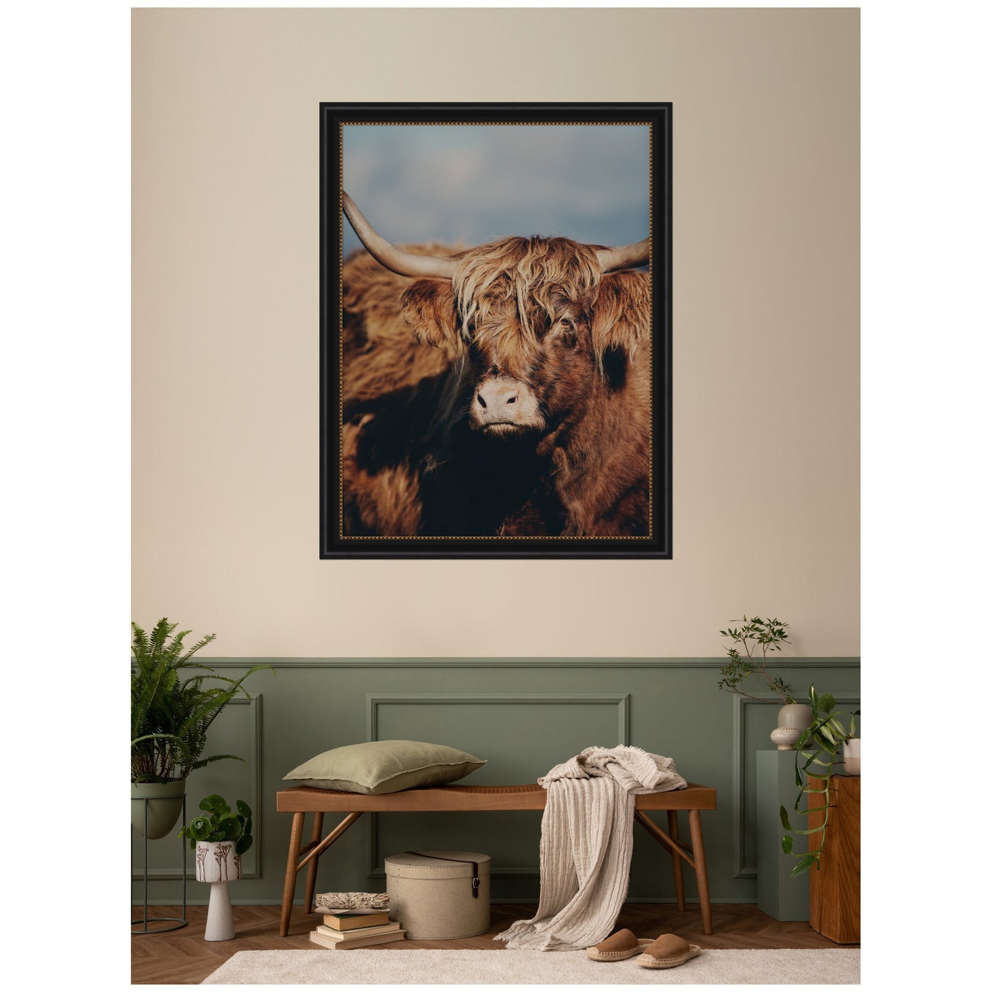 Highland Cow No. 5 by Laura Evans Framed Wall Art Print
