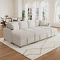 109.1" Sectional Sofa Convertible Pull-out Sofa Bed