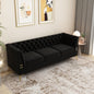 Luxurious Sofa With Legs, Modern Chesterfield Design, Tufted Upholstery, 3 Seat Couch For Living Room And Office