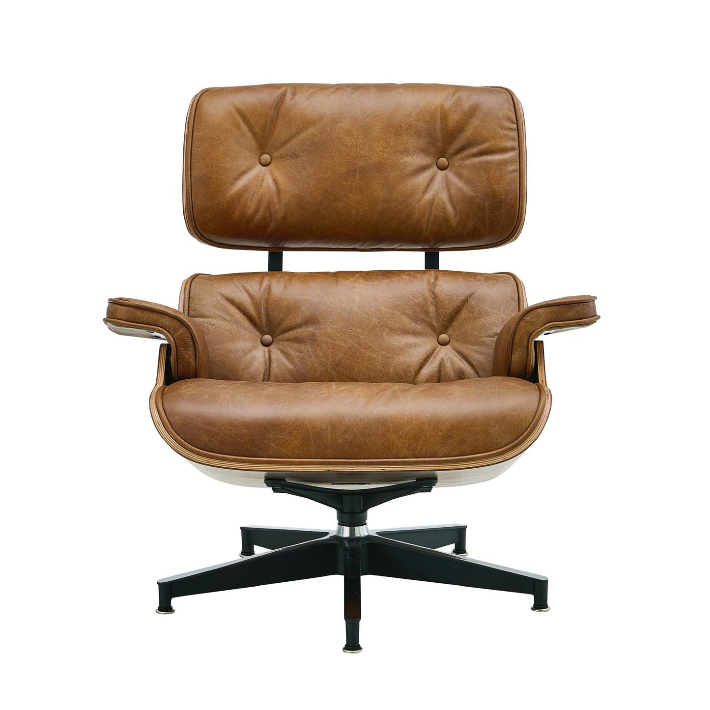 Luxury Lounge / Office Chair with Ottoman – Top Grain Leather