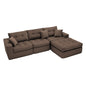Corner Chaise L-Shaped Sectional Sofa Bed