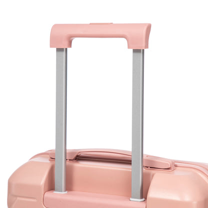 2-Piece ABS Spinner Wheel Luggage Set with Combination Lock