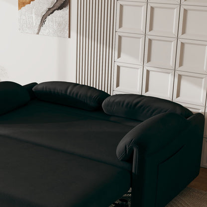 Sofa, Dual Purpose Lounge With Retractable Queen Size Bed