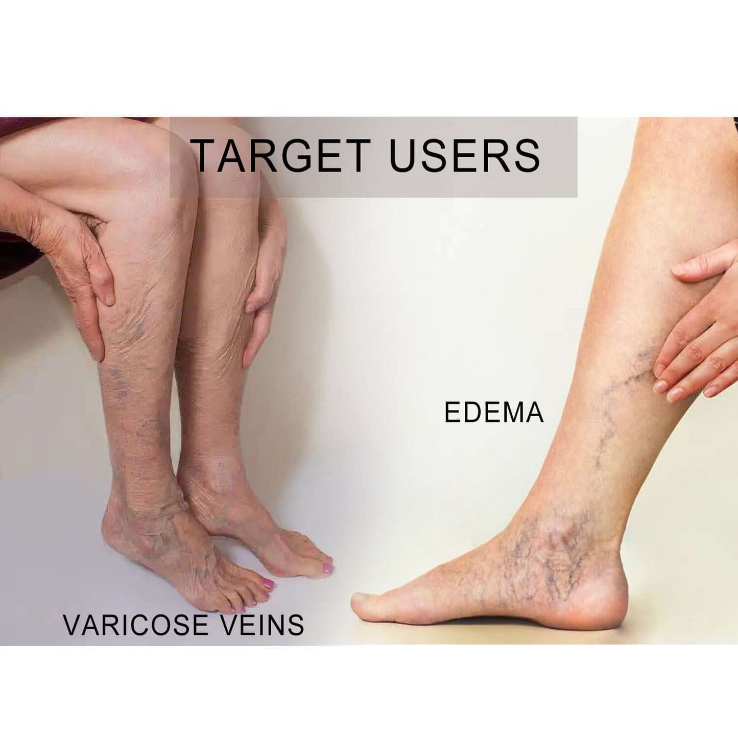 FDA registration Open Toe Medical Compression Socks Graduated 20-30 mmHg Knee High 4 Pair Pack
