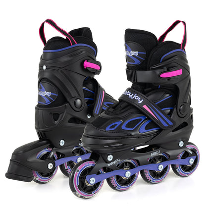 4 Sizes Adjustable Blade Roller with Light-up Wheels for Youth
