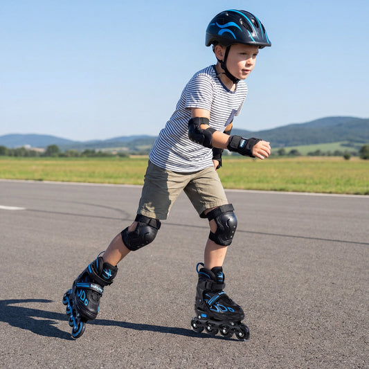 4 Sizes Adjustable Blade Roller with Light-up Wheels for Youth