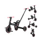 4-in-1 Foldable Toddler Tricycle with Push Handle with Adjustable Seat