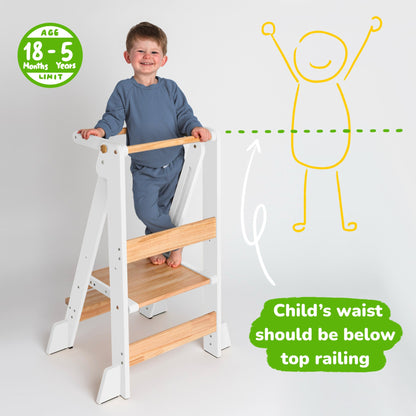 Adjustable Foldable Kitchen Tower