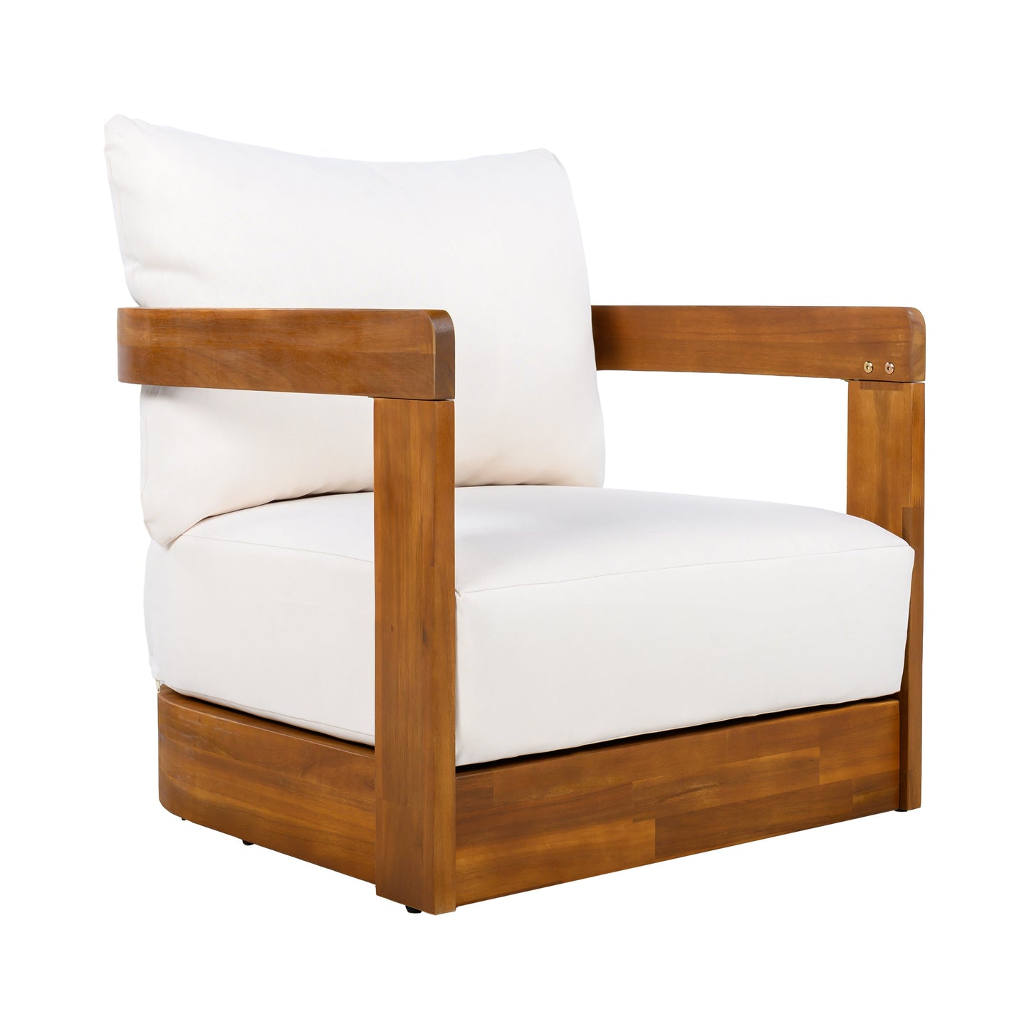 Premium Acacia Wood Outdoor Club Chair