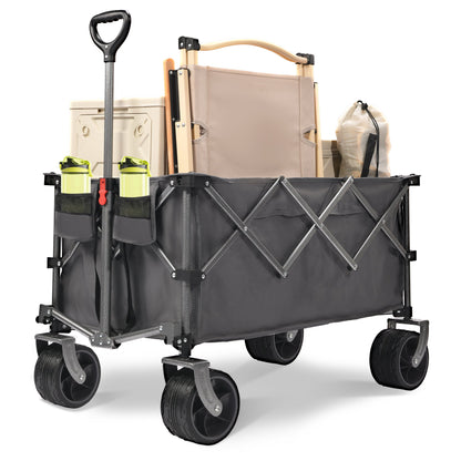 Portable 400L Collapsible Wagon - Folding Cart for All Occasions