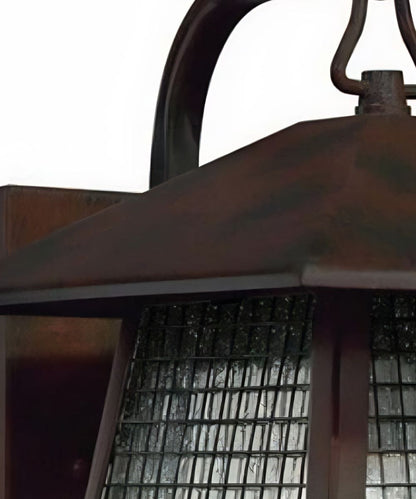 12" High, 1-Light Valiant Bronze Finish with Clear Seedy Glass Outdoor Wall Lantern
