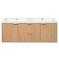 Modern Wall Mounted Bathroom Vanity, Soft Close Doors