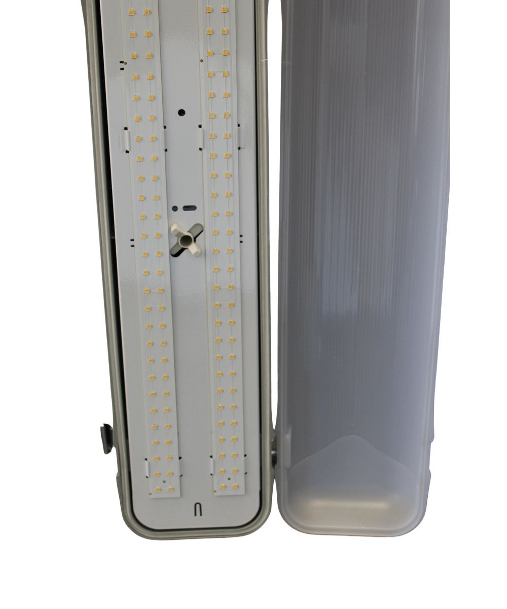 50"w Linear Vapor Tight 1-Light Integrated LED Light Strip [6 PACK] by RP Lighting