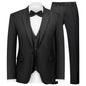 WYWK Men's Classic Three-piece Formal Suit