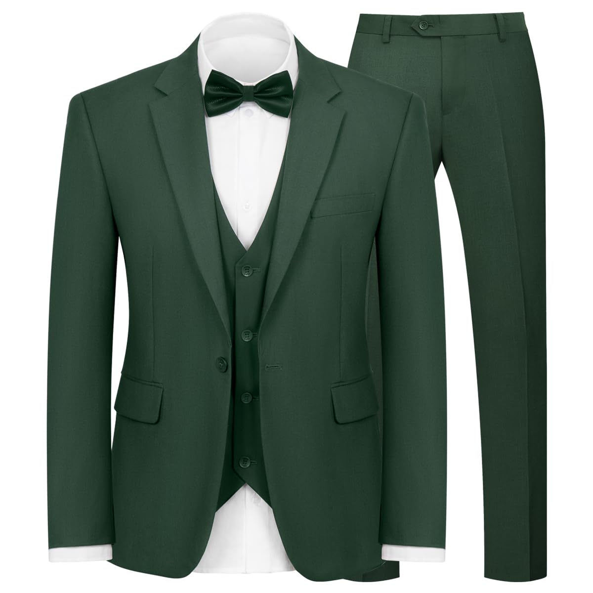 WYWK Men's Classic Three-piece Formal Suit