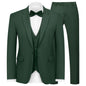 WYWK Men's Classic Three-piece Formal Suit