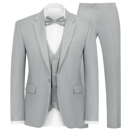 WYWK Men's Classic Three-piece Formal Suit