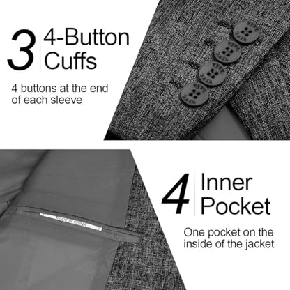 WYWK Men's Casual Suit Jacket for Spring and Summer