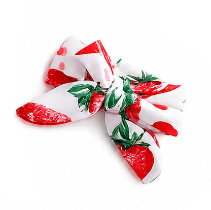 Stylesilove Toddler Girls Strawberry Bikini Swimsuit Set with Headband 3 Piece Swimwear