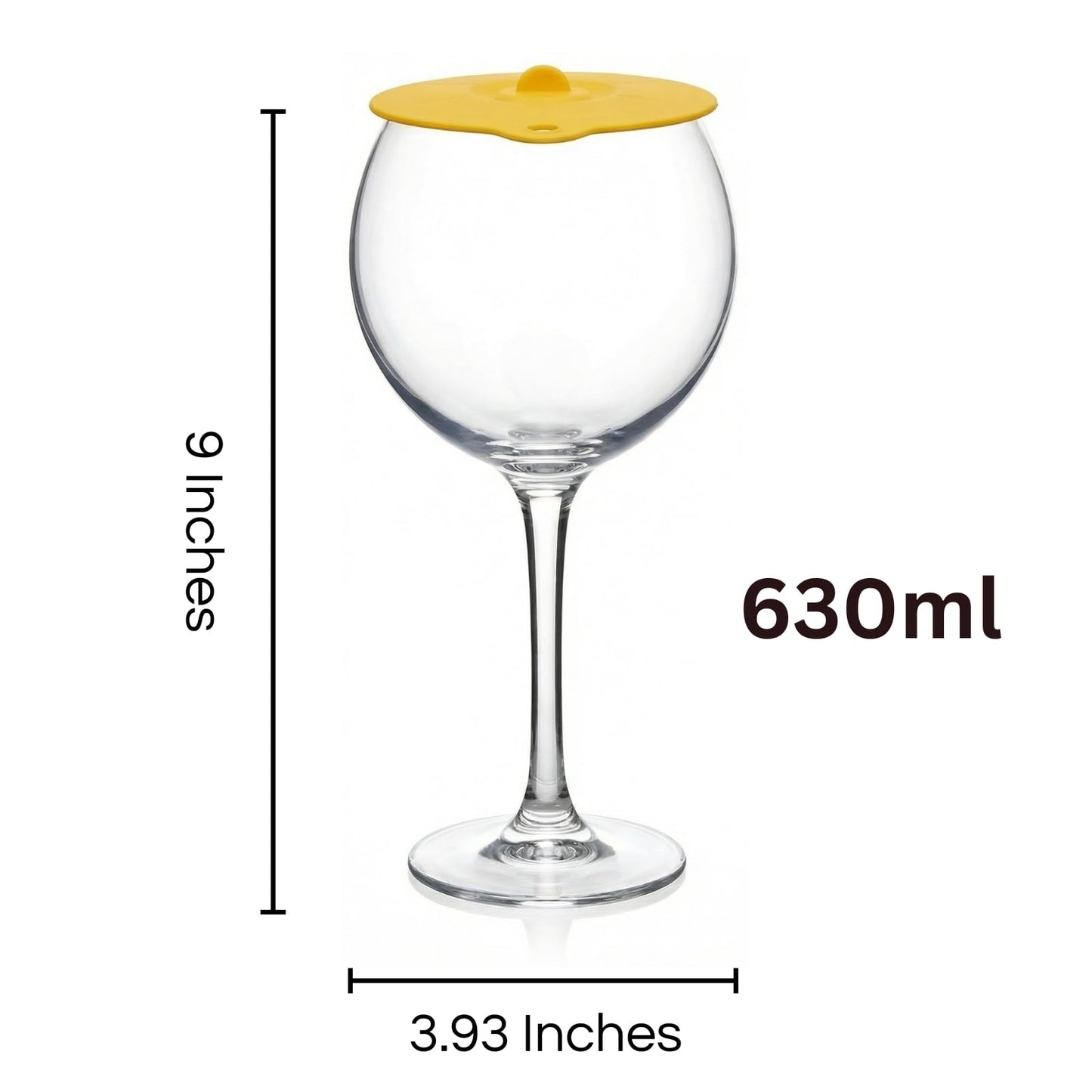 Floating Wine Glasses for Pool with Lids (Set of 4) – 21oz