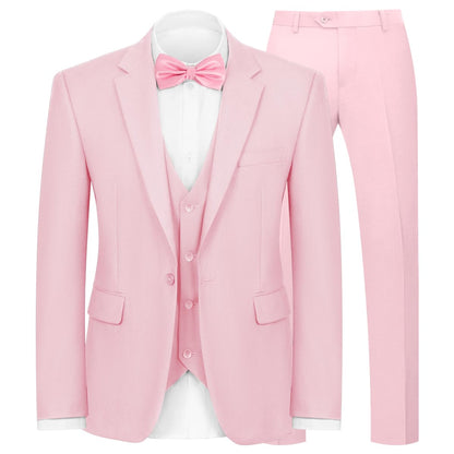 WYWK Men's Classic Three-piece Formal Suit