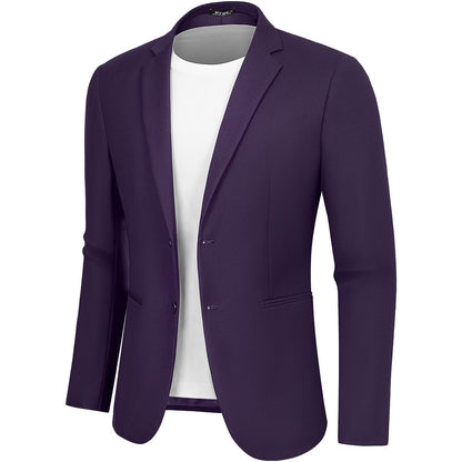 WYWK Men's Causal Suit Jacket Slim Fit
