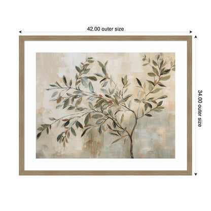 Olive Tree Abstract No. 31 by The Creative Bunch Studio Framed Wall Art Print
