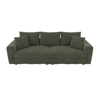4 Seat Modern Comfy Upholstered Sofa Cloud Couch