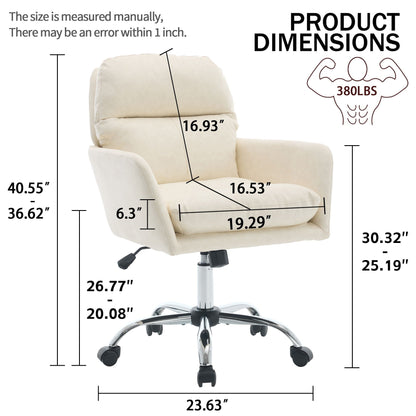 Office Chair With Adjustable Height, Ergonomic Design