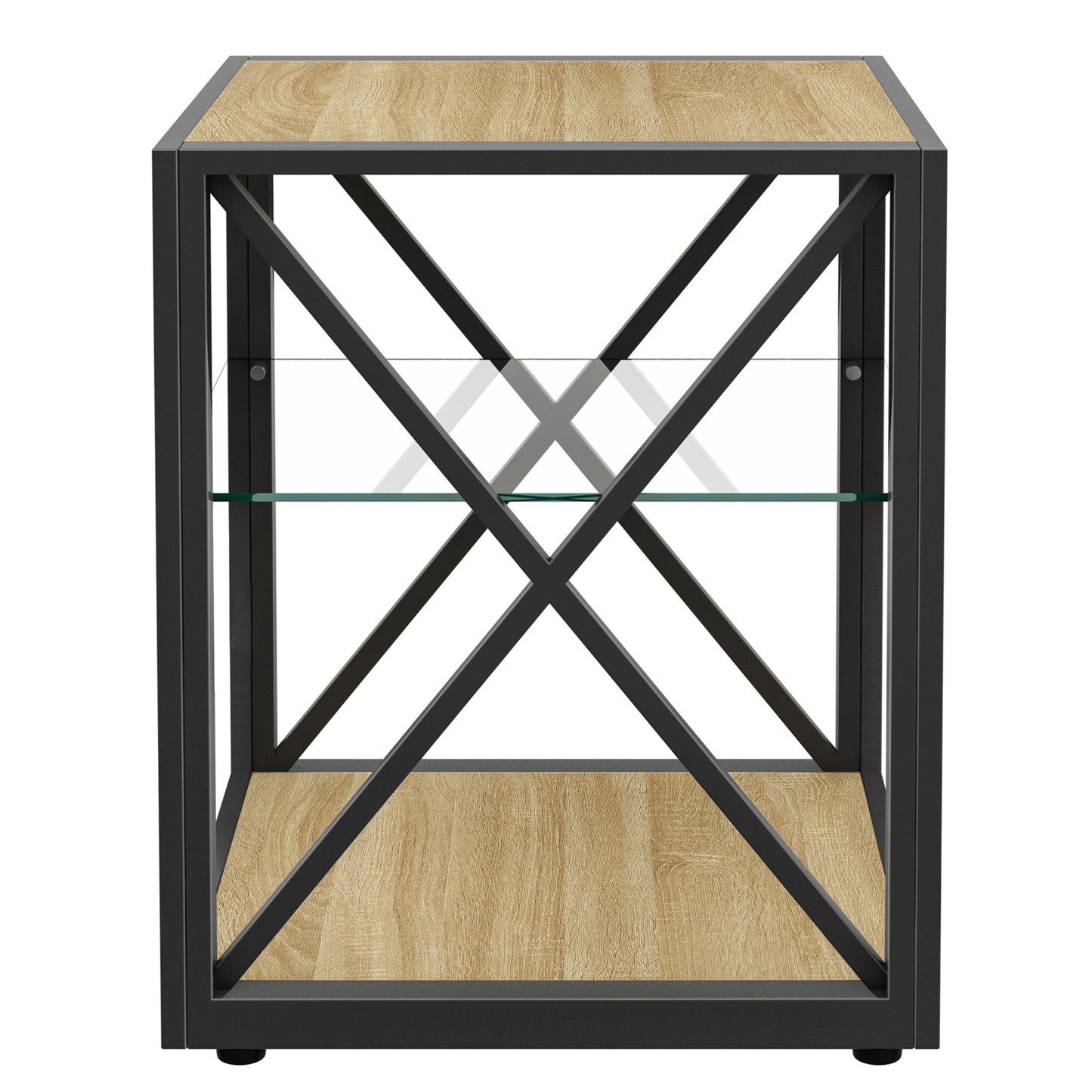 Modern End Table Nightstand for Bedroom & Living Room