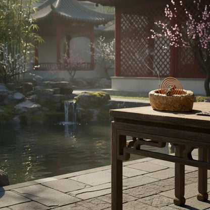 Incense Burner Censer Imitation Stone Tray